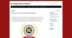 Desktop Screenshot of exchangeclubdayton.org